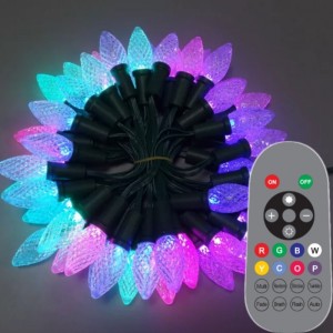 Smart C9 Strawberry Christmas Light Set Outdoor Waterproof LED RGB Colorful Christmas Light String